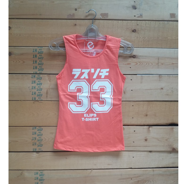 Tank Top Baju Tanpa Lengan Olahraga Wanita