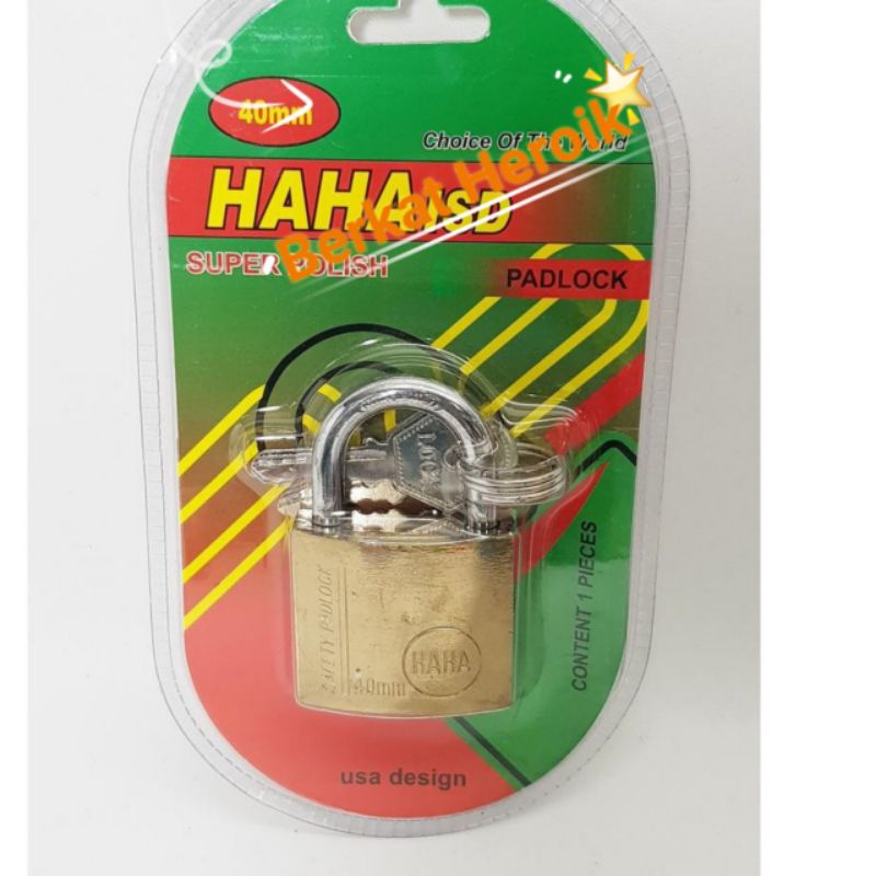 Gembok HAHA ISD Gerbang, Pagar, Rumah padlock