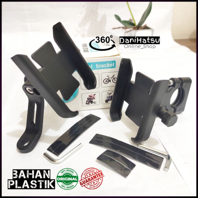 HOLDER HP PLASTIK ABS MURAH SPION STANG MOTOR VARIO BEAT LEXI MIO GENIO XRIDE SUPRA AEROX NMAX GENIO