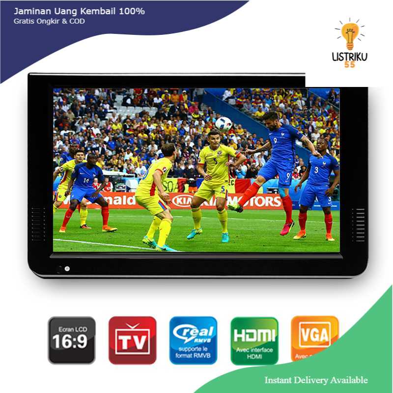 Portable TV Monitor 10 Inch DVB-T2 + Analog - D10