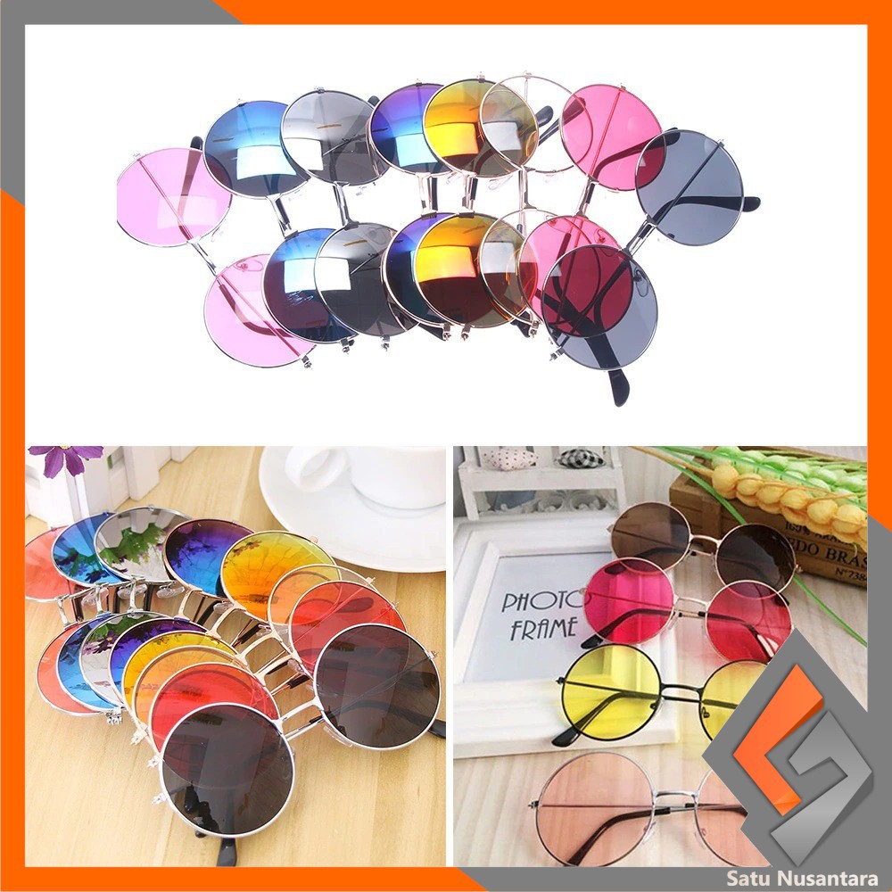 SN-C93-95 Kacamata Fashion Wanita Kekinian  / Kacamata Transparan Murah / Kaca mata Bulat Boboho