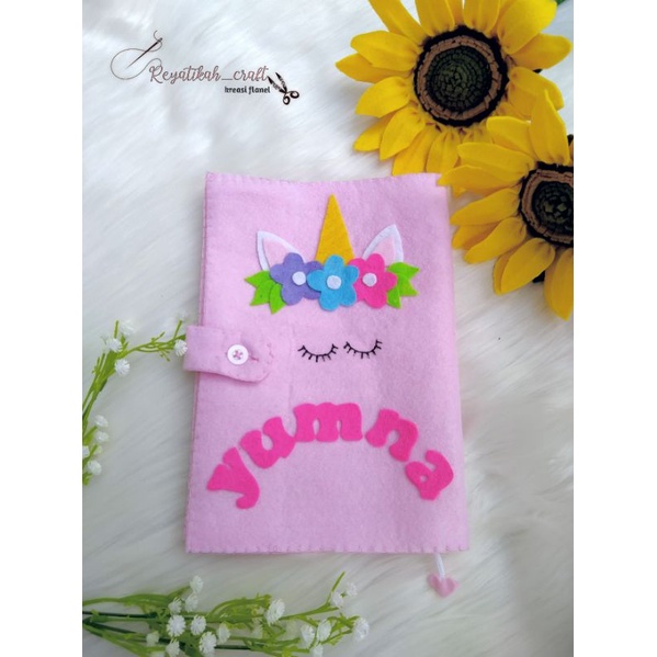 

SAMPUL IQRA kepala unicorn pink, COVER IQRA, HADIAH ULANGTAHUN, KADO UNIK