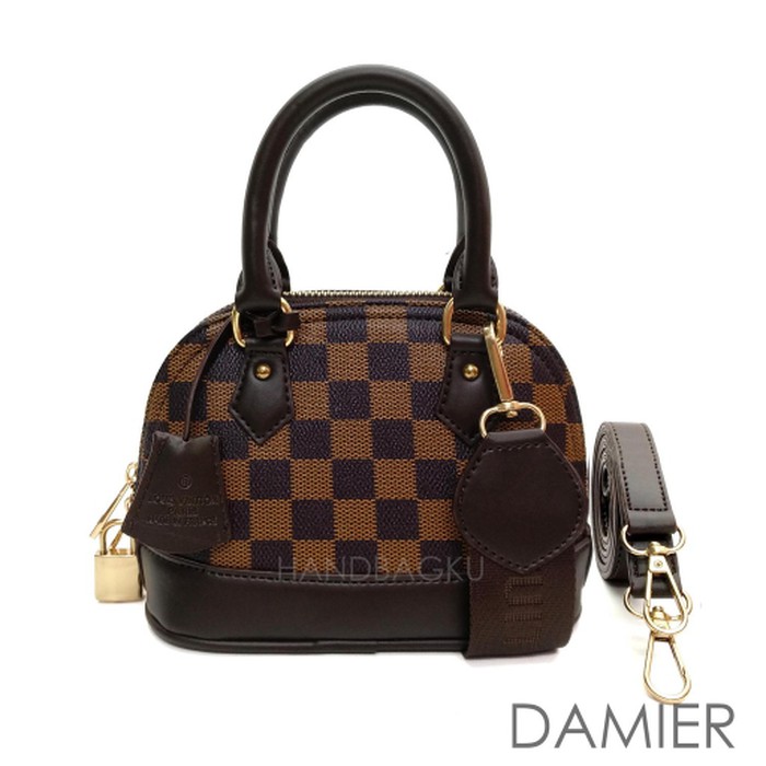 GROSIR 0551 TAS LV ALMA MINI TERMURAH FASHION WANITA IMPOR BATAM BRANDED SELEMPANG TAS SELEMPANG