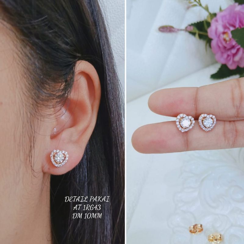 Anting Giwang Wanita Berlian Imitasi Blink Fashionanable