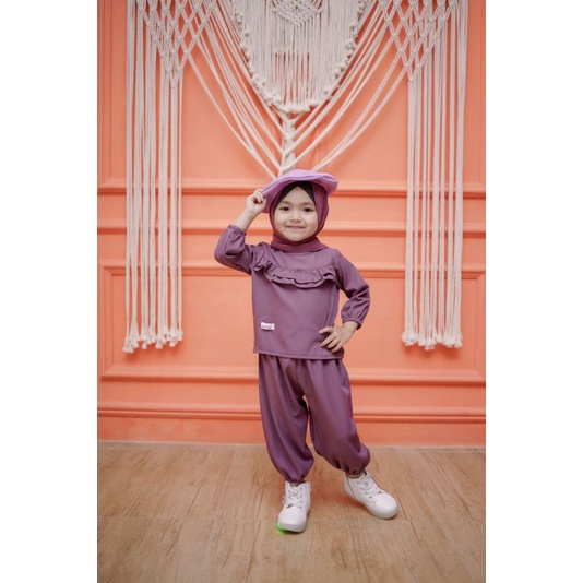 [COD] SHAKILA SET, SETELAN ANAK PEREMPUAN, SETELAN ANAK TANPA HIJAB by Cetta