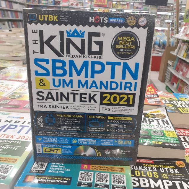 Buku Panduan Lolos Tembus Latihan Soal Pembahasan Tes The King Utbk Utbc Sbmptn Saintek 2021 Shopee Indonesia