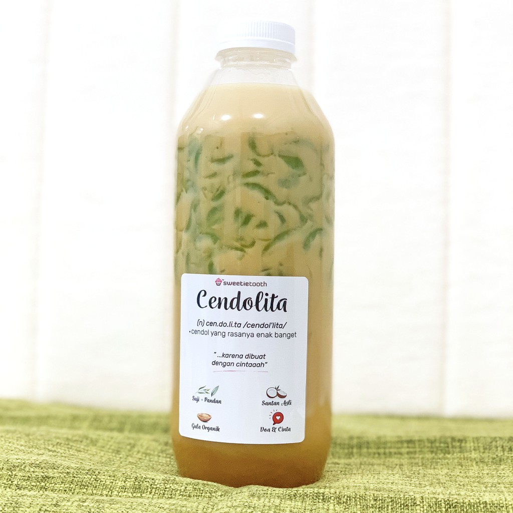 

Es Cendol Susu Cendolita 1 LITER - Cendol Suji Pandan Alami