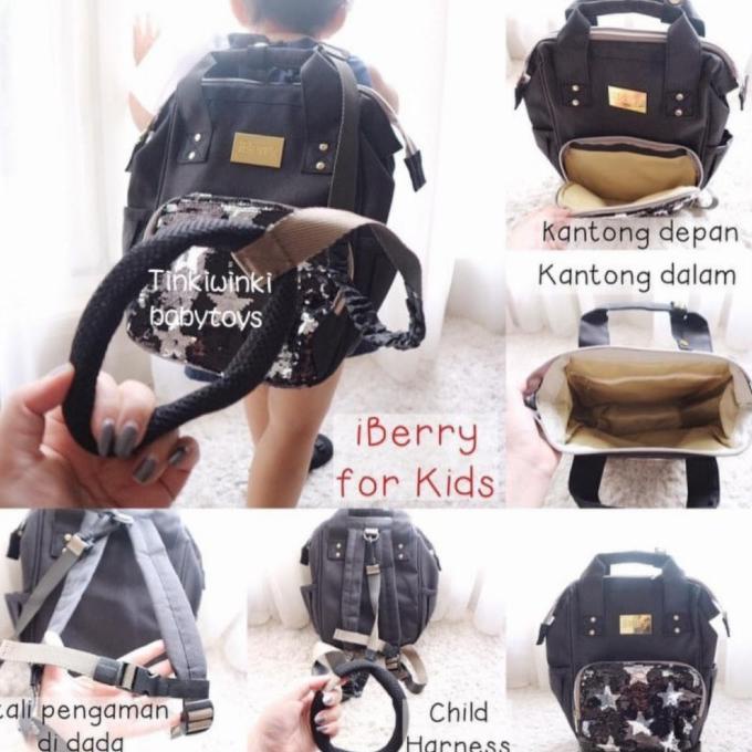 TAS RANSEL PERLENGKAPAN BAYI IBERRY LEMBUT3568