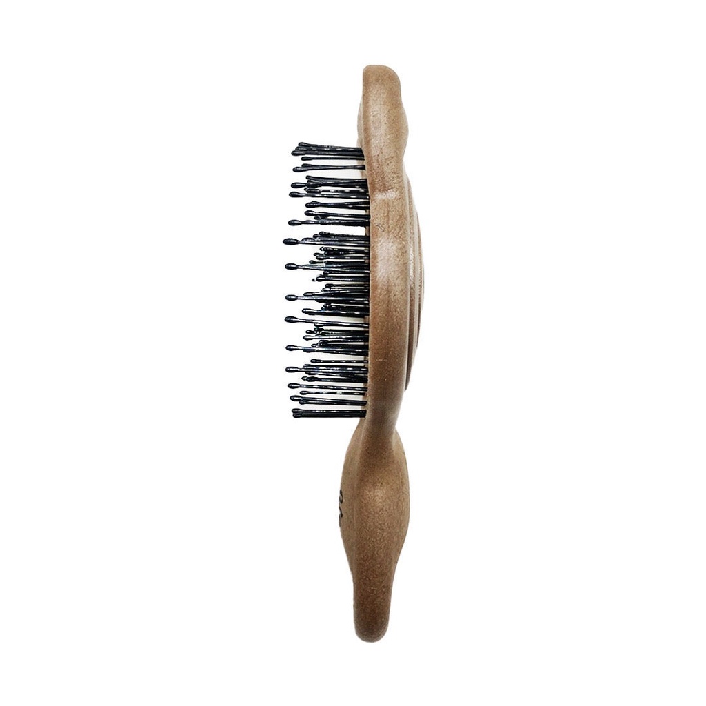 Yao Littles Wood Kitty Kids Hair Brush