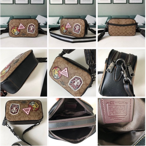 [Instant/Same Day]  1767  7617  88010  2835  3239  68168  coach double zip camera bag shoulder messenger women crossbody handbag  xjb
