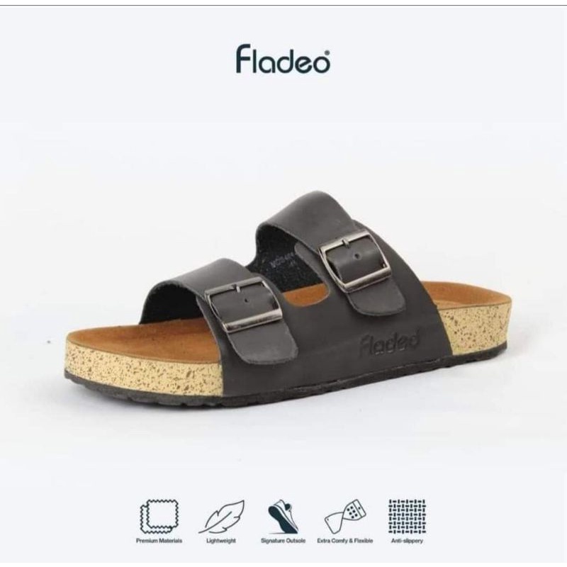 CUCI GUDANG OBRAL SANDAL PRIA FLADEO 100% ORIGINAL SANDAL CASSUAL PRIA KEREN SANDAL LEBARAN SANDAL L