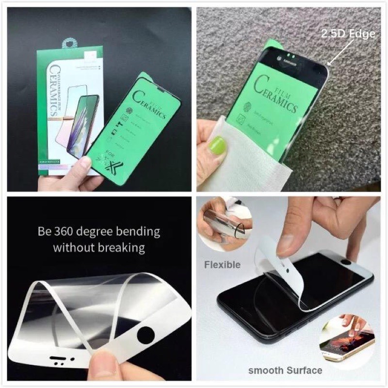 OPPO A1K/F5/F7/F9/F11/F11PRO/RENO2F/K3/RENO3/RENO4/A92/A52TEMPERED GLASS CERAMIC FILM FULL COVER FUL