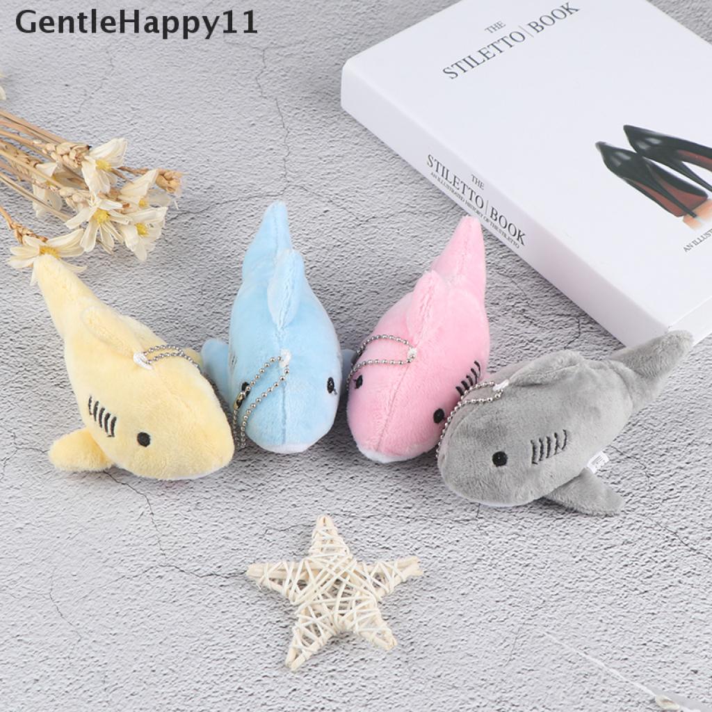Gentlehappy Mainan Boneka stuffed plush Hiu mini 12CM Dengan Gantungan Kunci