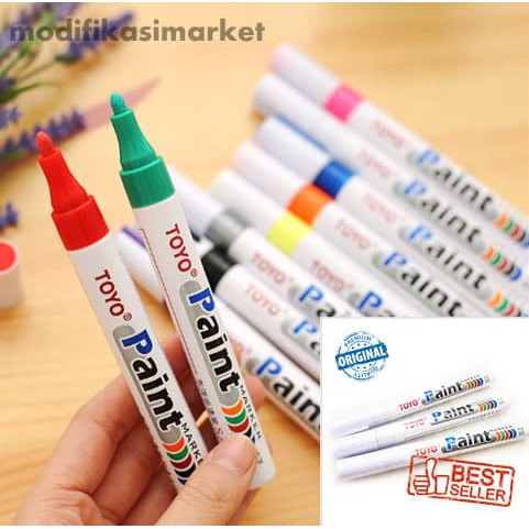 

Spidol Ban Toyo Marker Paint Asli Original Best Quality