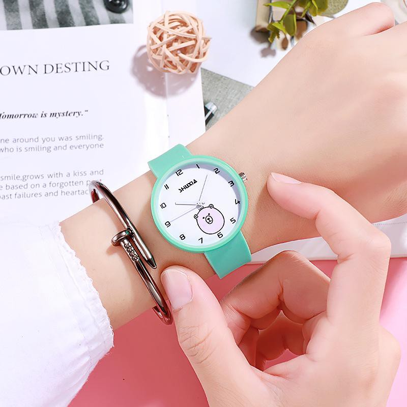 ✅ COD [BBS] Jam Tangan Quartz CandyCat Beruang Untuk Wanita Import / Jam Tangan Wanita Analog