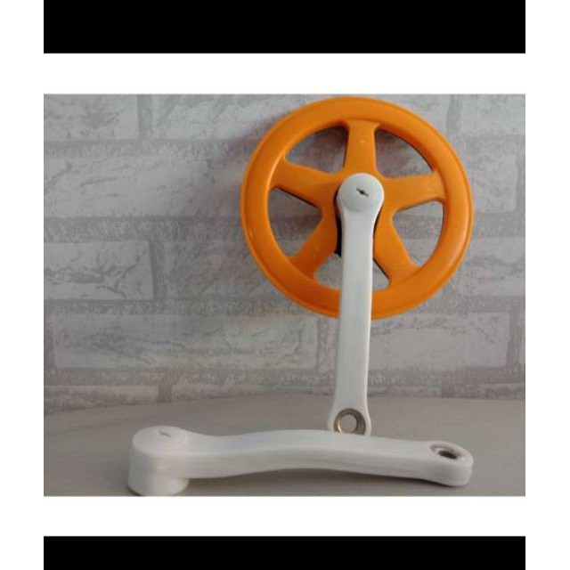Crank sepeda lipat single crank minion