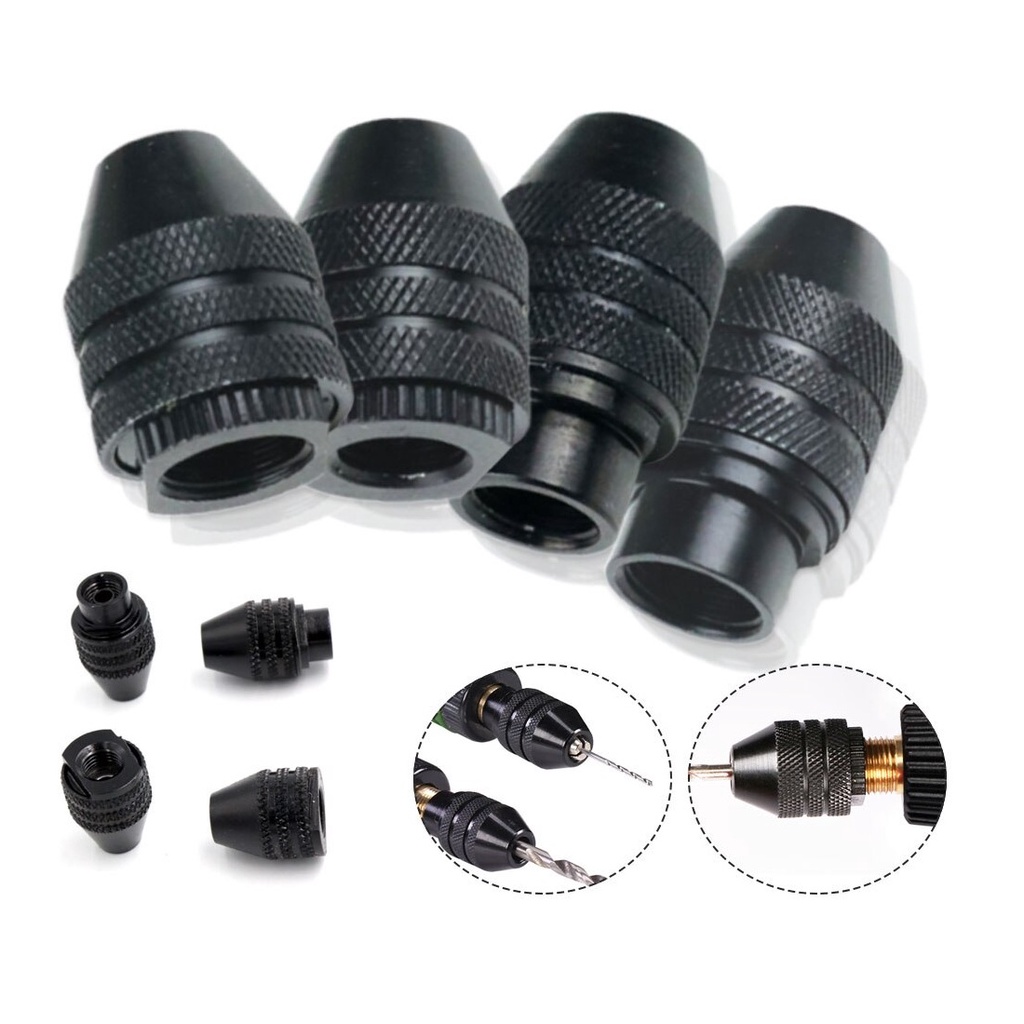 [HAEBOT] Drill Chuck Keyless M8 M7 0.3-3.2 Kepala Bor M8x0.75 M7x0.75 Multi Collet