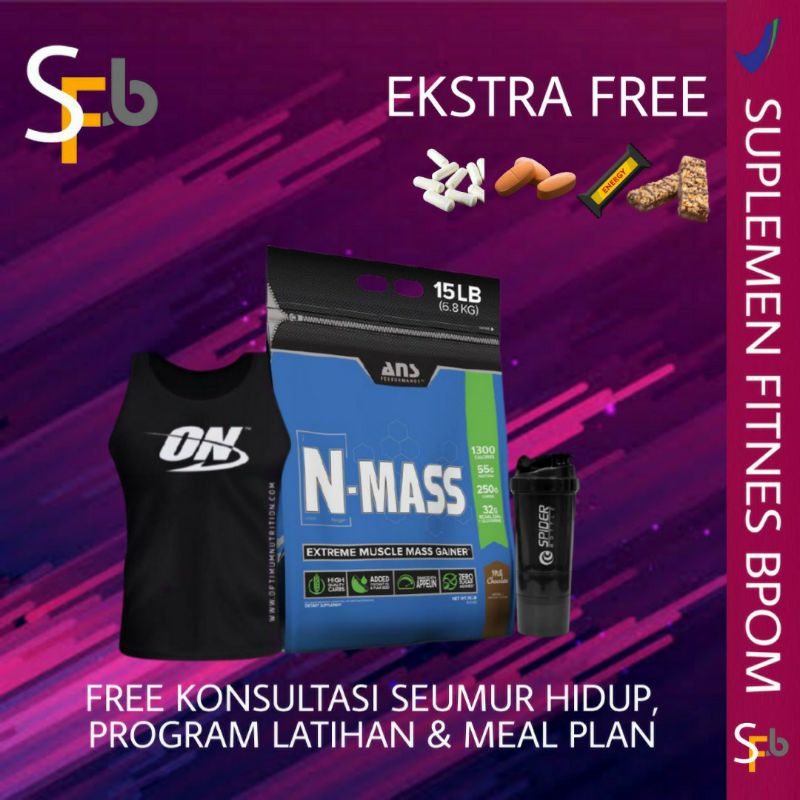 Ans N Mass 15 Lbs N-Mass NMass weight gainer