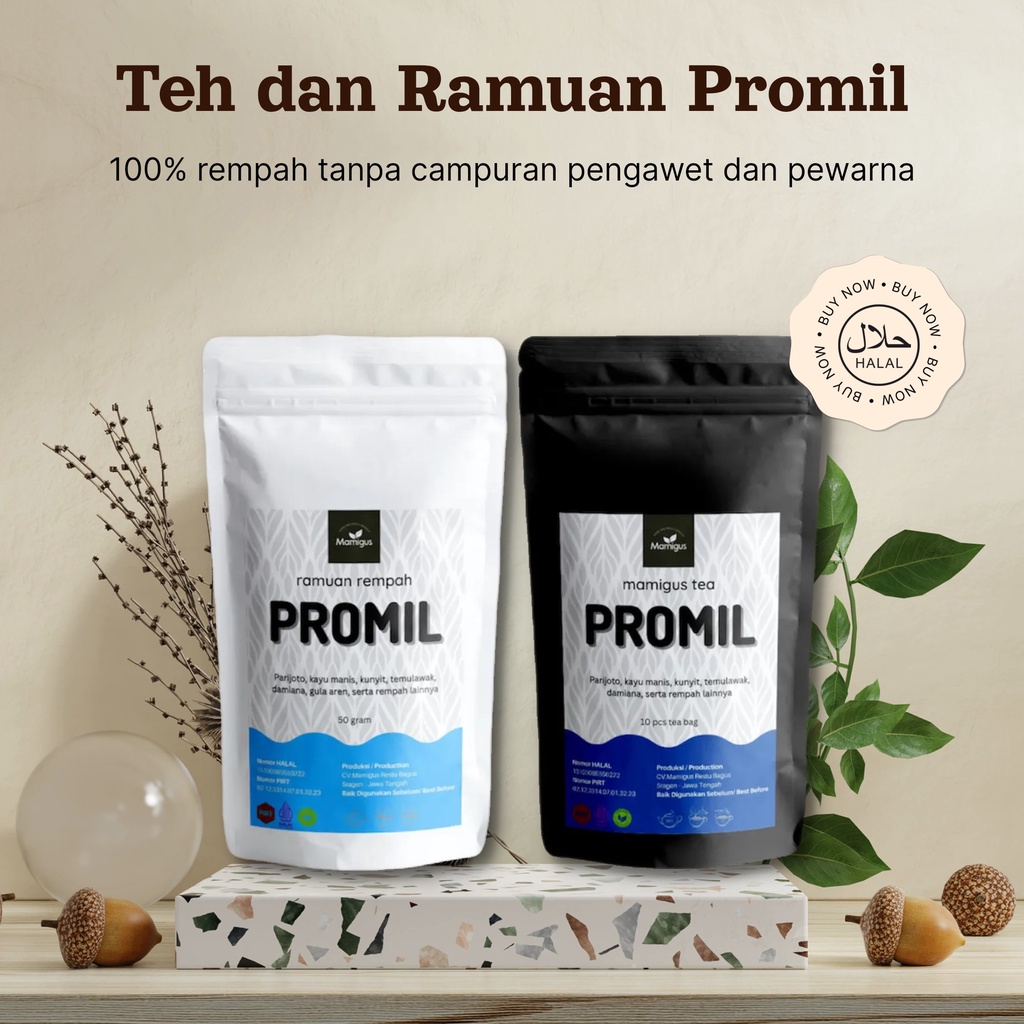 

PROMIL MAMIGUS Teh dan Ramuan Rempah