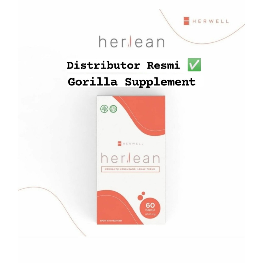 HERLEAN by Herwell 60 Capsul caps kapsul BPOM Fatburner Pembakar Lemak Wanita Her well Her Lean