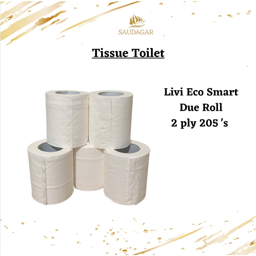 Tissue toilet LIVI / tisu gulung roll SMART DUE