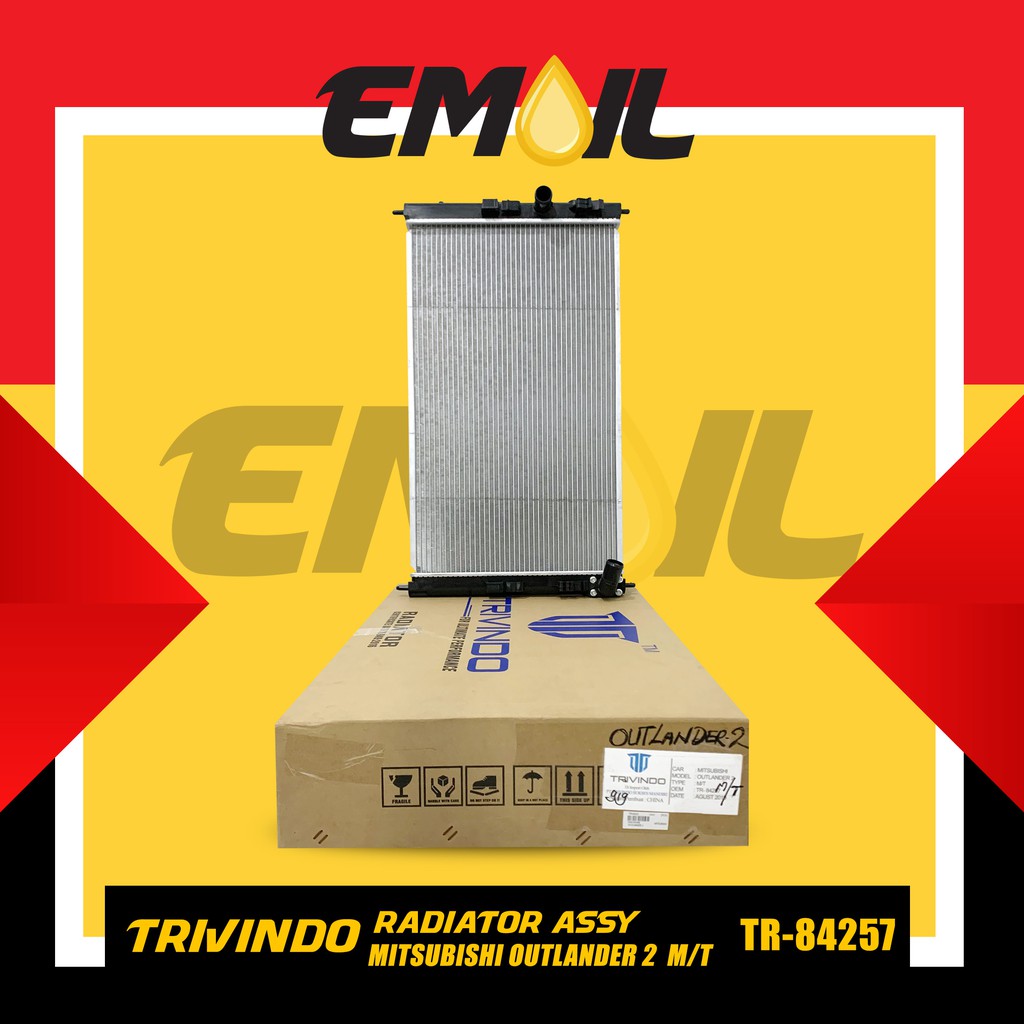 Radiator assy Mitsubishi Outlander MT Manual TR-84257 merk Trivindo