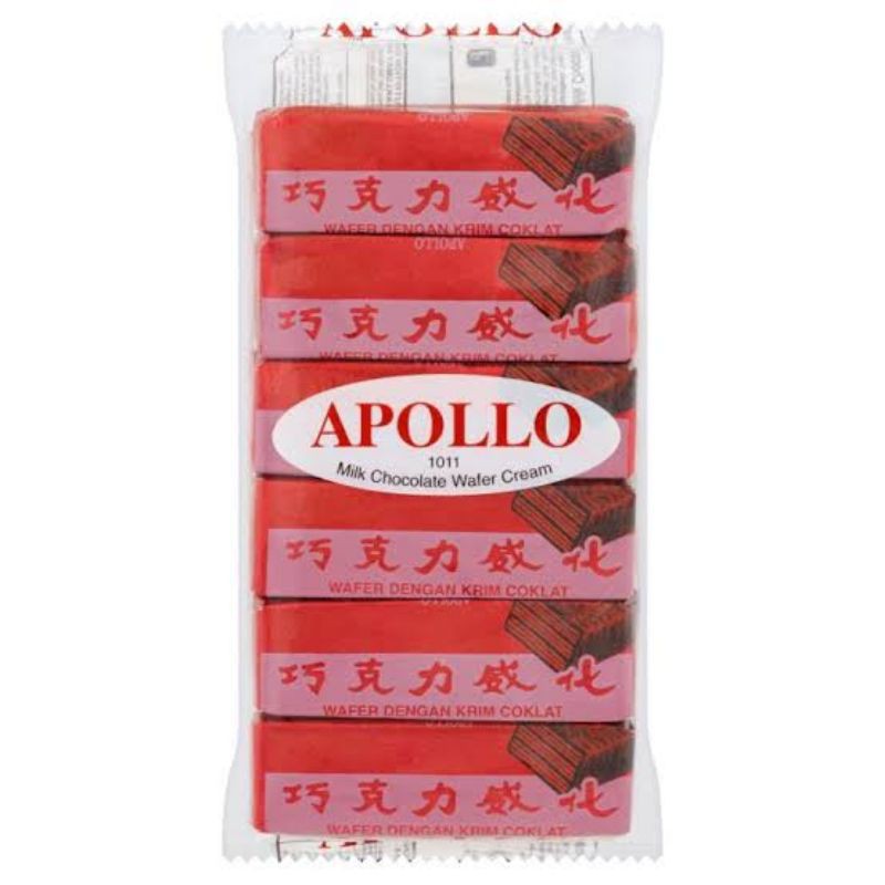 

Apollo Milk Chocolate / Apollo Milk Coklat / Apollo Wafer Cokelat / Apollo Milk Chocolate Wafer