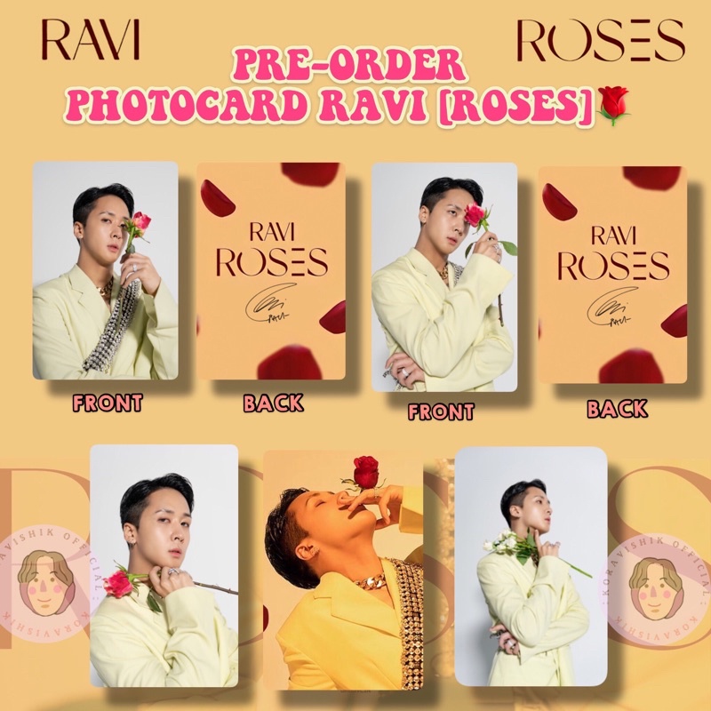 PO Photocard RAVI VIXX VER.[ROSES]
