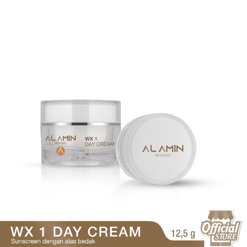 Alamin WX 1 Day Cream Skincare Sunscreen Tone Up Glowing &amp; Cerah Cocok Semua Jenis Kulit