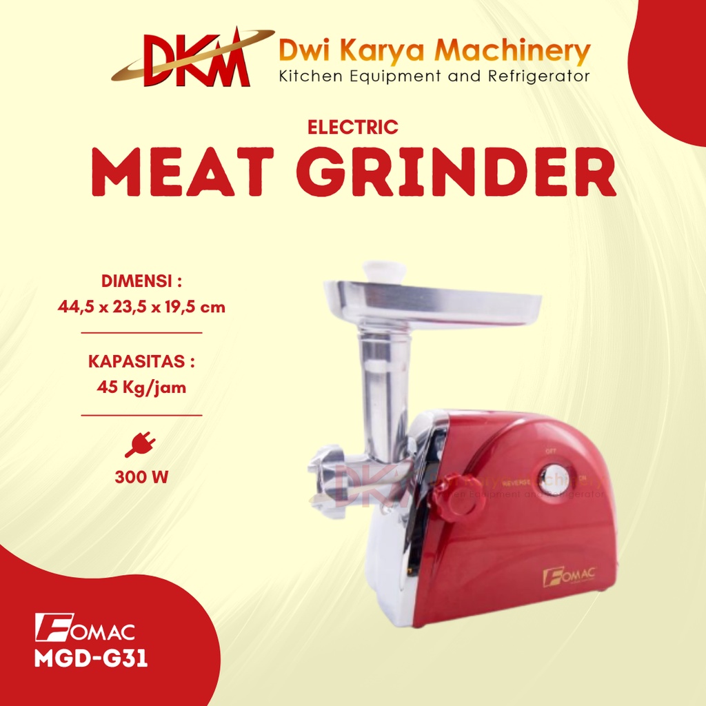 FOMAC Mesin Giling Daging Fomac MGD-G31