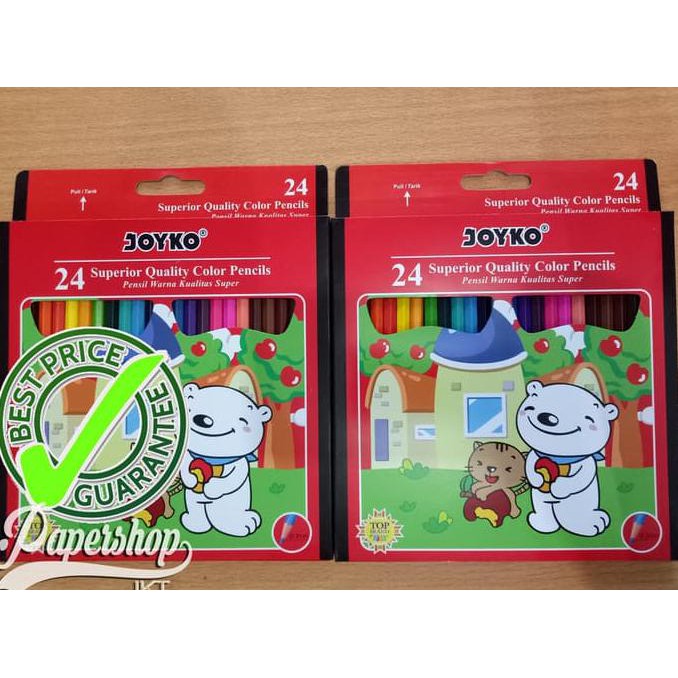 

DISKON GROSIR!!! Pensil Warna 24 Joyko CP-24PB ( 24 COLOR )