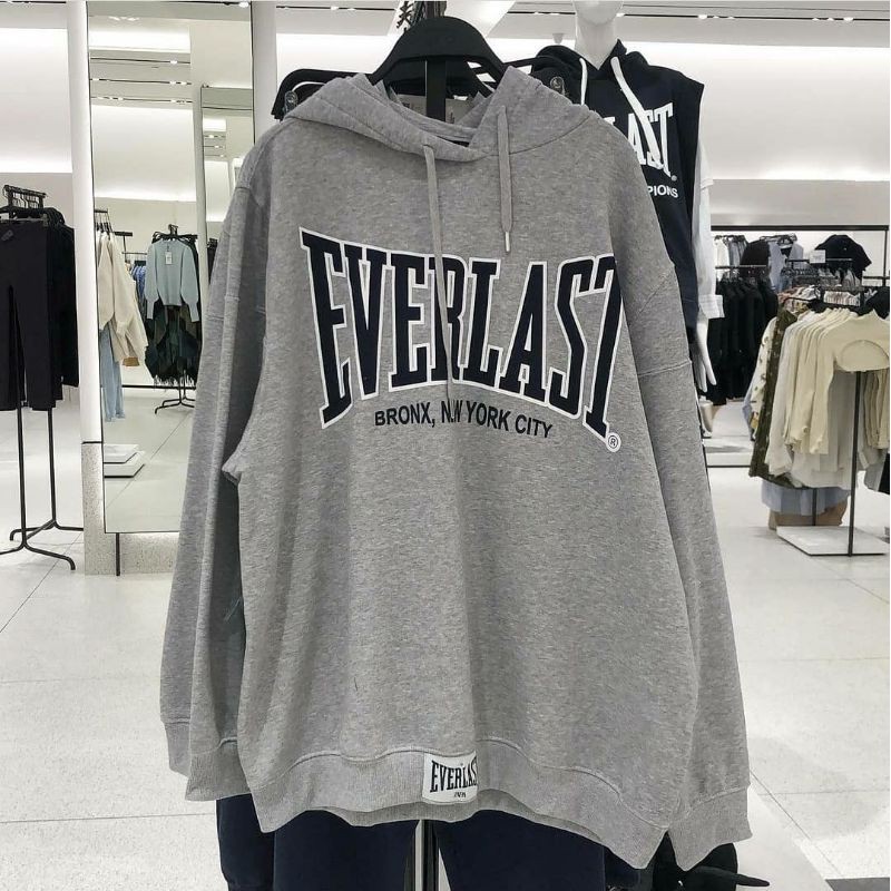 EVERLAST SWEATER OVERSIZE UNISEX FLEECE PREMIUM KOREAN STYLE