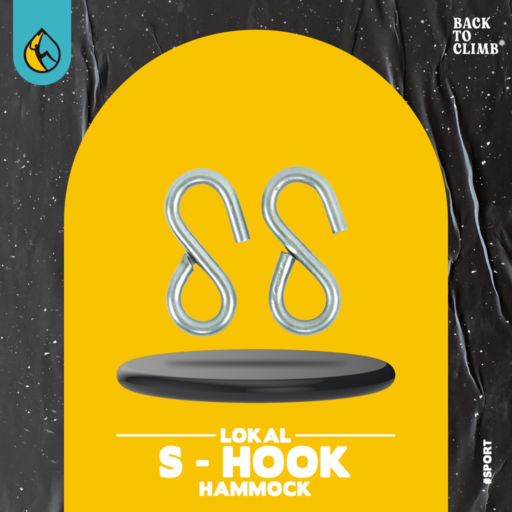 Besi S hook hammock simple