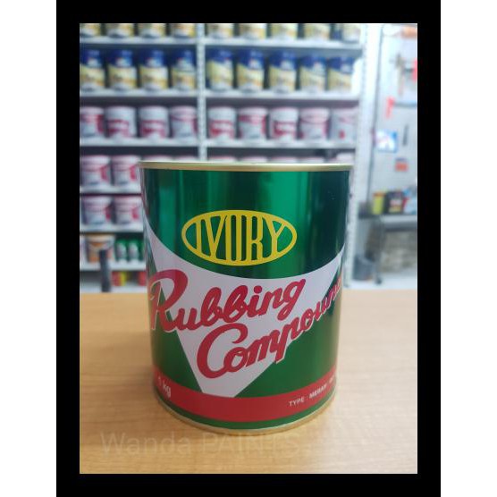 Rubbing Compound Ivory / Kompon Merah Ivory 1Kg