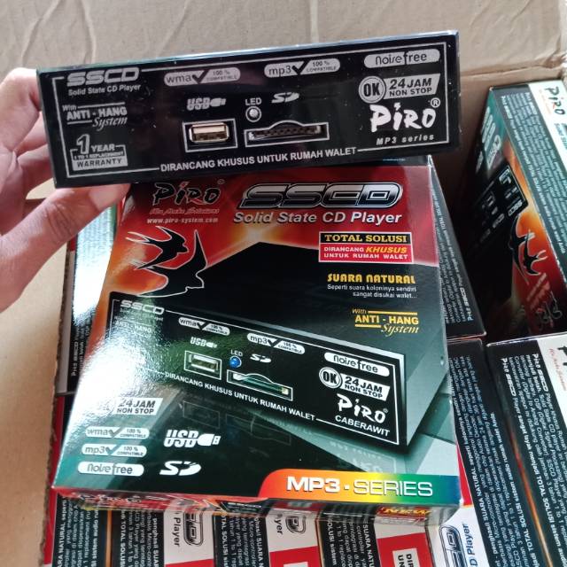 SSCD PIRO MP3 SERIES / Pemutar MP3 Ampli Walet