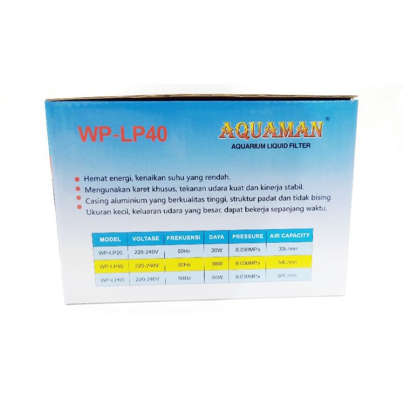 Promo murah pompa udara airpump AQUAMAN WP LP 40