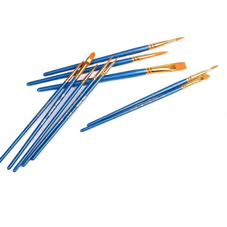 

10pcs Paint Brush Set Watercolor Oil Face Body Painting (KODE 9276)
