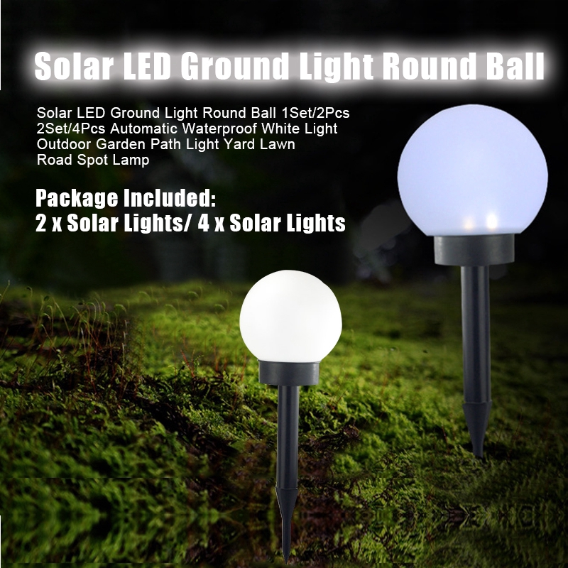 2pcs 6 Power Solar LED Landscape Light Spotlights Outdoor Garden Lawn Yard Lamp
