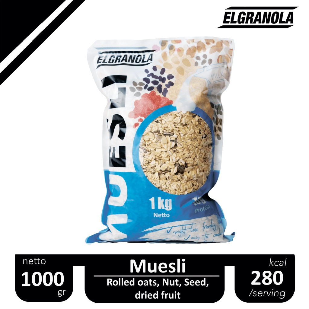 

Muesli 1000 Gr / Rolled Oats / Elgranola / Healthy