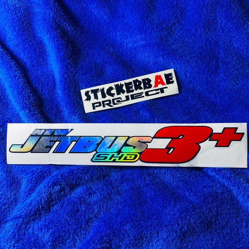 Stiker jetbus shd 3+ cutting sticker BUS