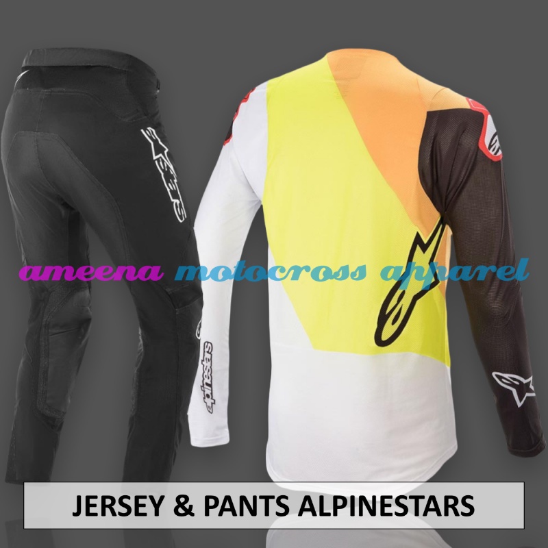 Jersey Custom Nama - Jerseyset Stelan - Jersey Celana Motocross - Jerseyset Stelan - Jersey Trail - Jersey Pants MX Adventure - Jersey Premium -AS030