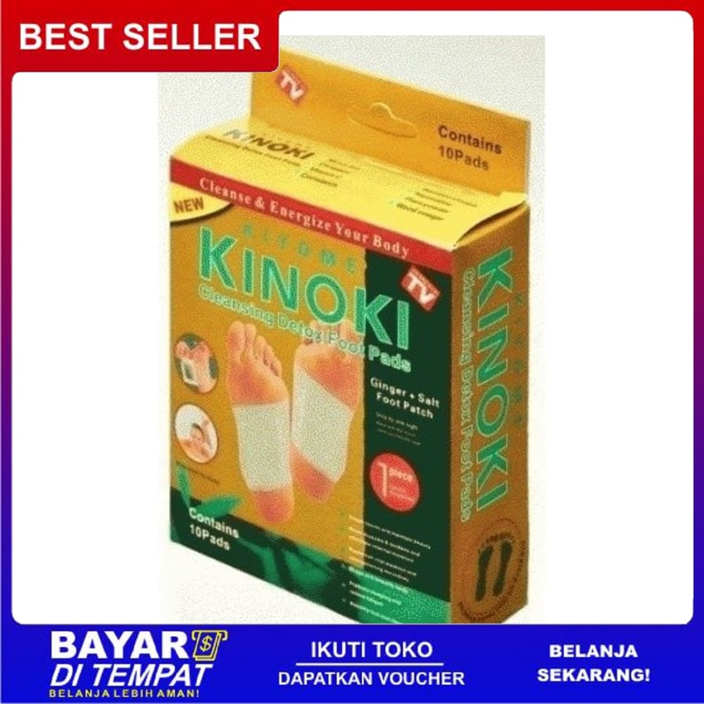 KINOKI GOLD detox foot pads Koyo penyerap racun dalam tubuh FF