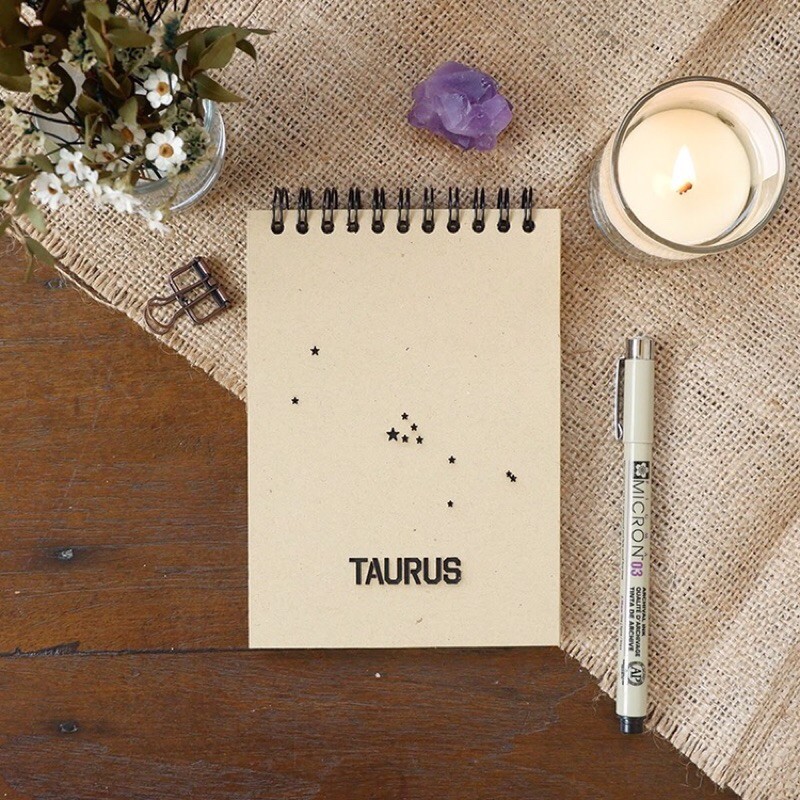 

Otterspace Studio | [PO] Taurus - Zodiac Signs Constellations Ring Notebook / Astrology / Horoscope / Rasi Bintang Zodiak