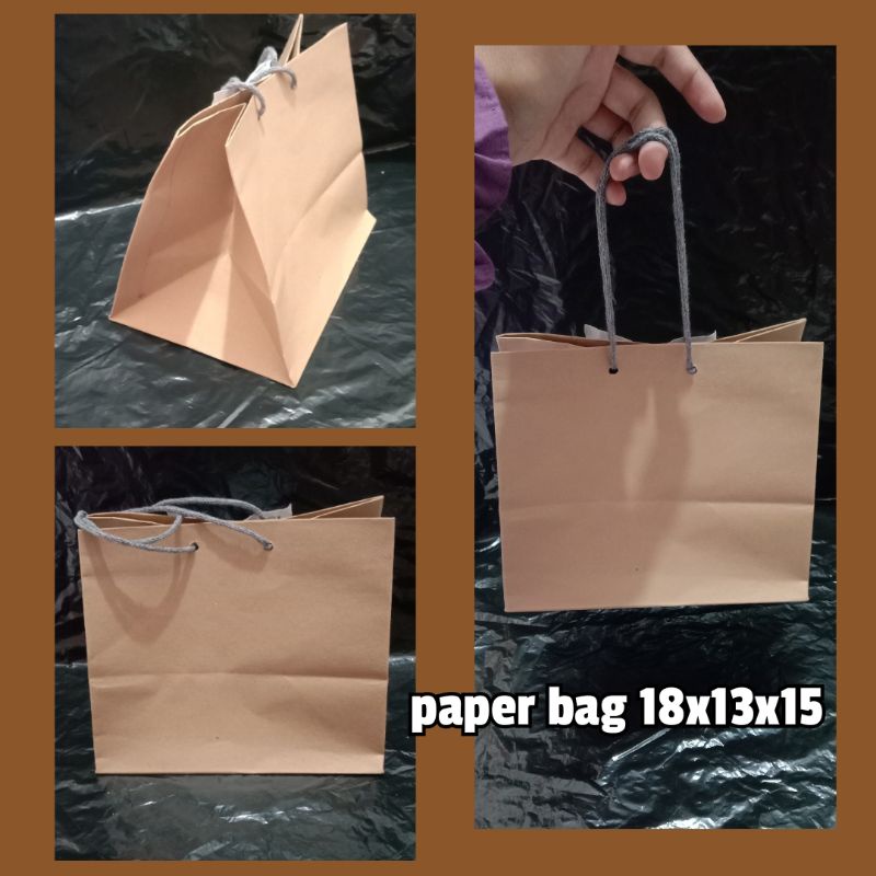 

paper bag polos toples 250gr 18x13x15cm