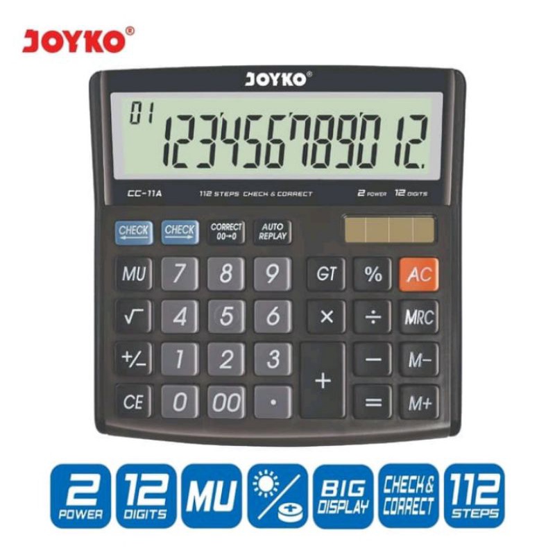 

Calculator / Kalkulator Joyko CC-11A / 12 Digits / Check Correct