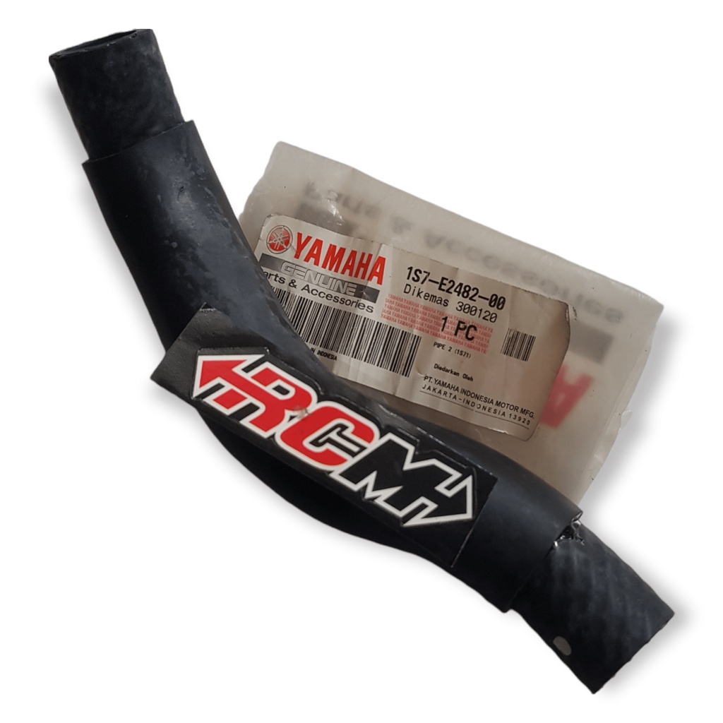 1S7-E2482-00 PIPE 2 SLANG KARET SELANG RADIATOR KANAN PANJANG JUP JUPITER MX ORI ORIGINAL YAMAHA YGP ASLI