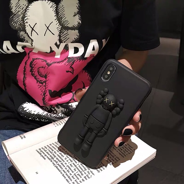 Black Kaws Case ALL PHONE TYPES