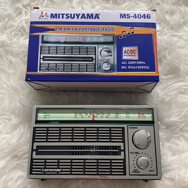 Radio FM Portable Jadul mitsuyama ms-4046