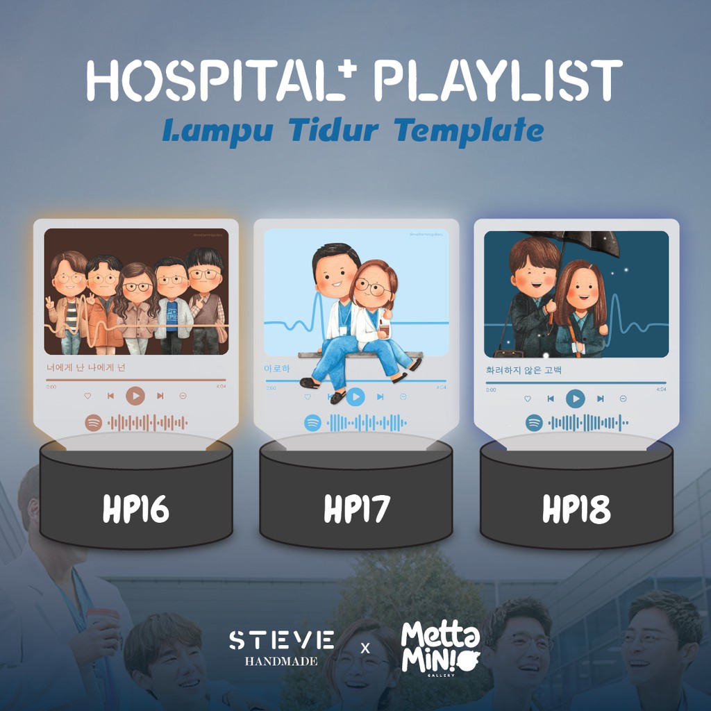 Lampu Tidur LT2002 – Hospital Playlist Theme [Steve x Mettamini]