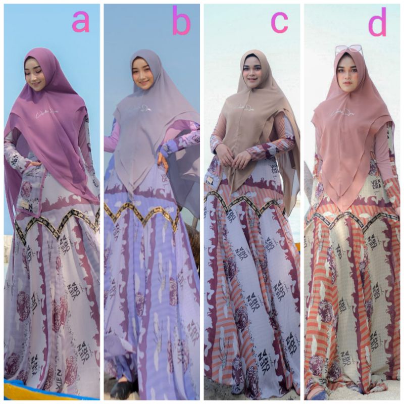 GAMIS SYARI PREMIUM / SAUVANA SYARI BY VIENDRA / GAMIS WANITA TERBARU / GAMIS SYARI MEWAH